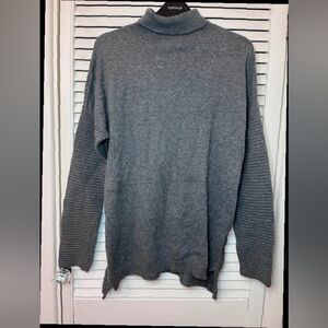 Charcoal Turtleneck Sweater